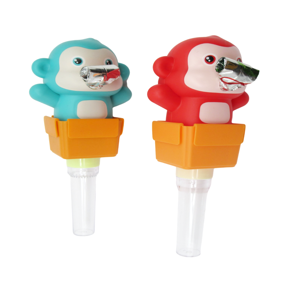 Monkey Blowing dragon whistle ca…